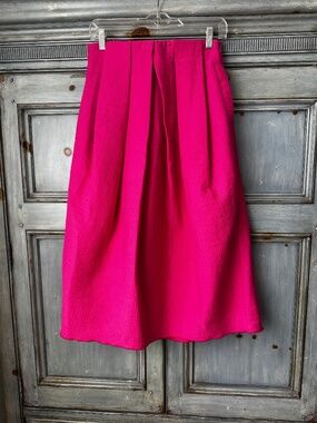 Rachel Comey Bright Pink Midi Skirt Size 0